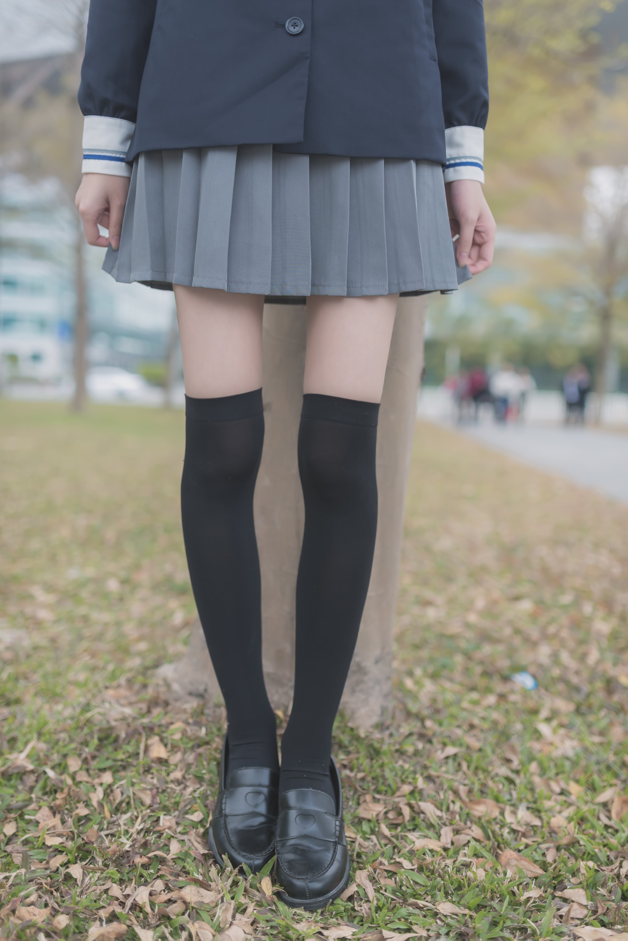 风之领域 - NO.021 学妹户外黑丝 [50P]-XikXak